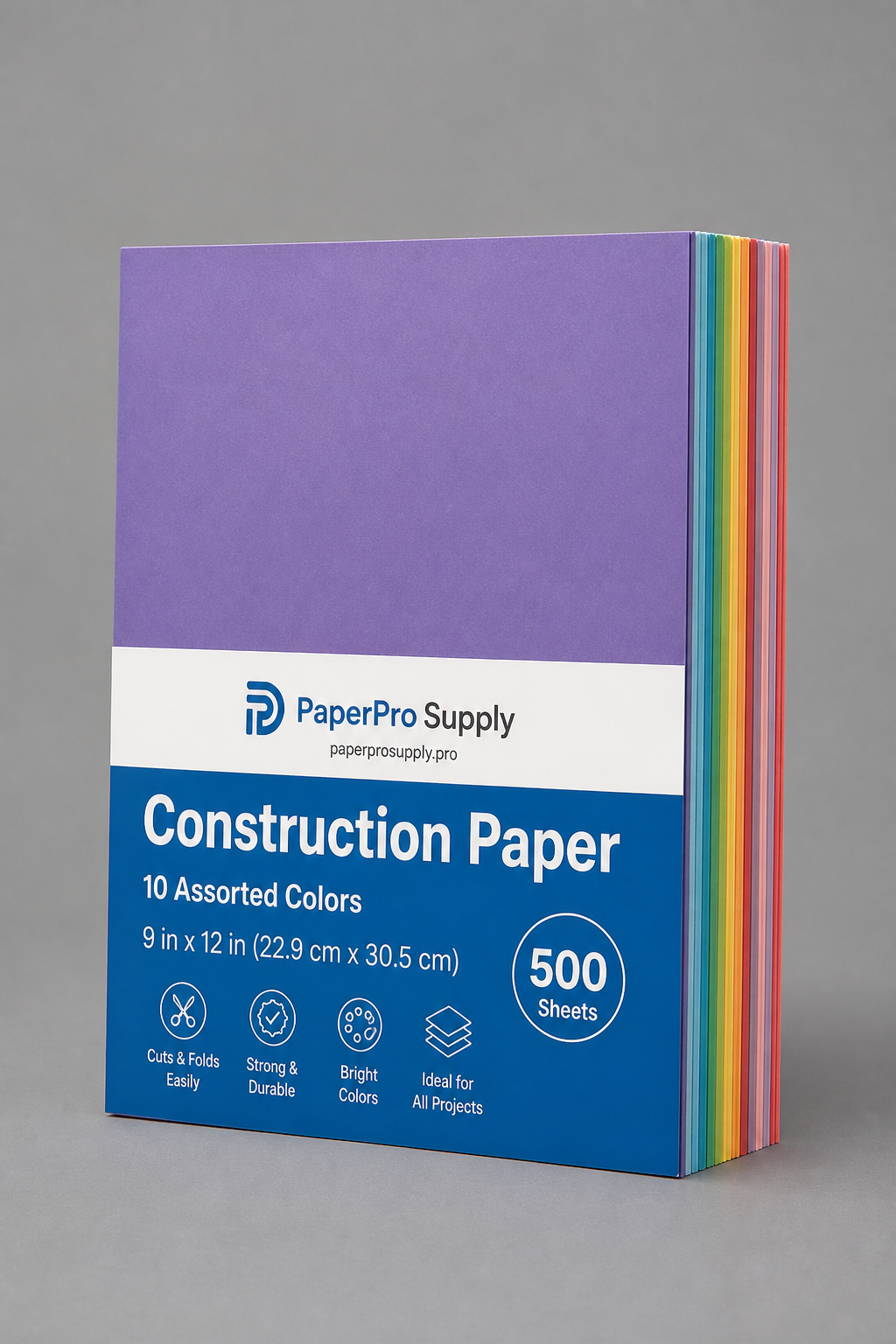 Construction Paper Bundle by PaperPro Supply
