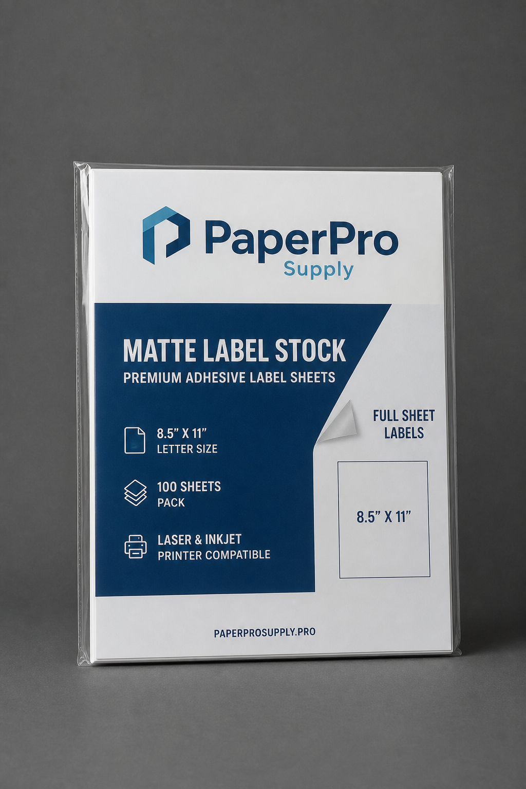 Matte Label Stock by PaperPro Supply